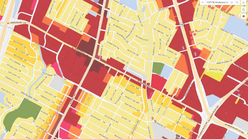 Proposed Future Zoning 1315 Anderson Lane