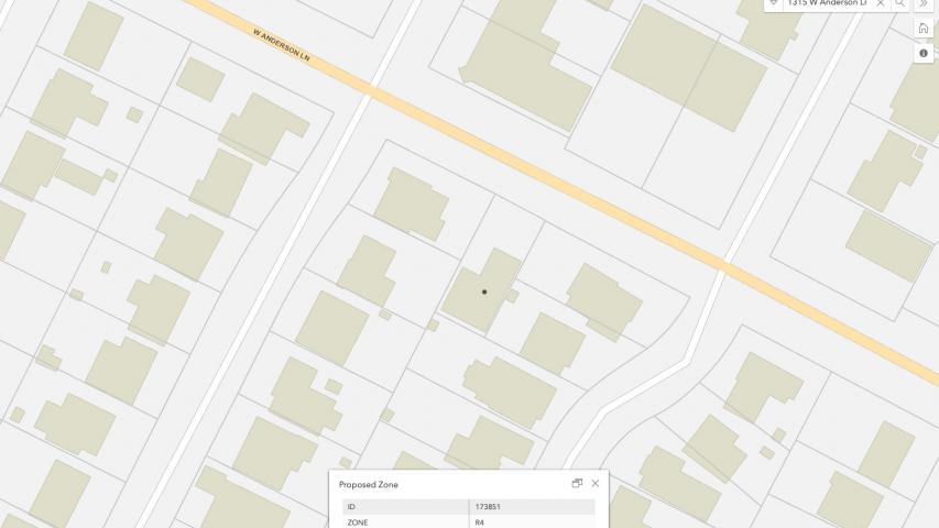 Proposed Future Zoning 1315 Anderson Lane