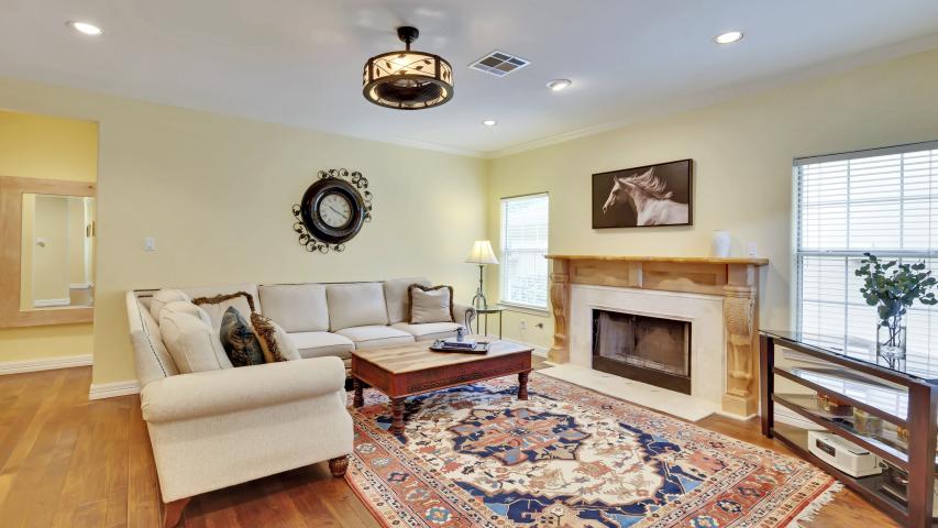 Handsomely redesigned home in the Courtyard.