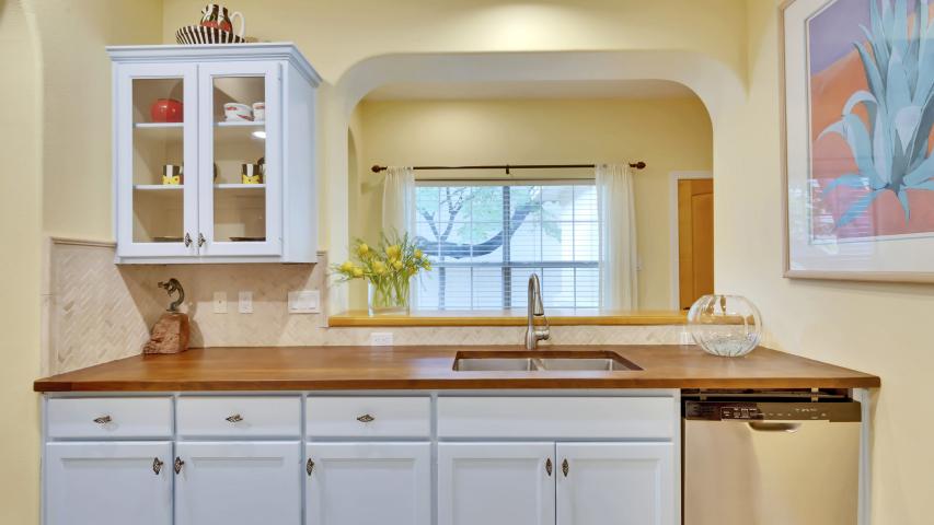 Handsomely redesigned home in the Courtyard.