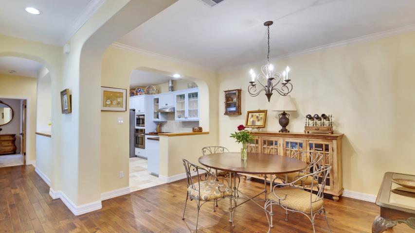 Handsomely redesigned home in the Courtyard.
