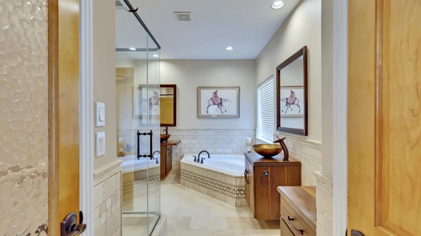 Handsomely redesigned home in the Courtyard.